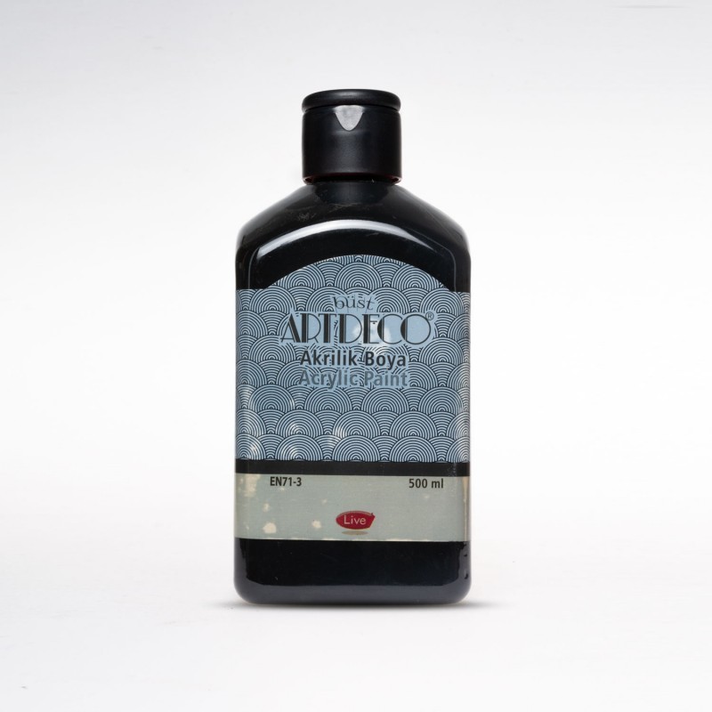 Artdeco Akrilik Boya 500 ml Siyah 3618