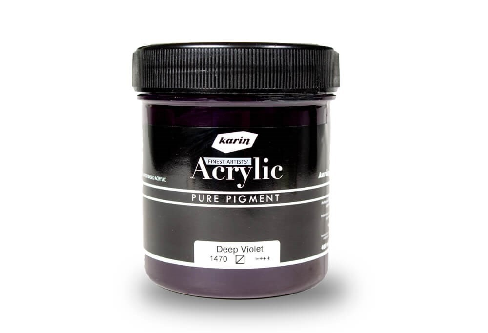 Karin Artist Akrilik Boya 400 Ml 1470 Deep Violet