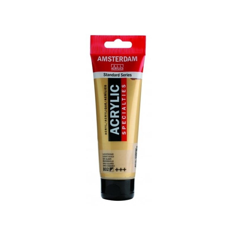 Talens Amsterdam Standard Akrilik Boya 120 ml 802 Light Gold