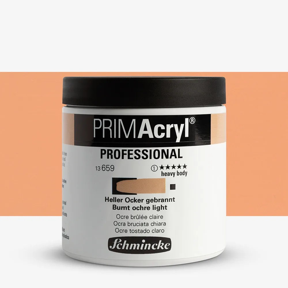 Schmincke Primacryl Artist Akrilik Boya 237 ml Seri 1 659 Burnt Ochre Light