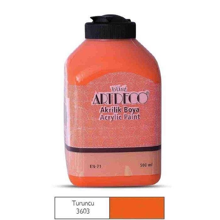 Artdeco Akrilik Boya 500 ml Turuncu 3603