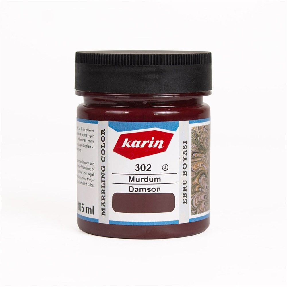 Karin Ebru Boyası 302 Mürdüm 105 ml