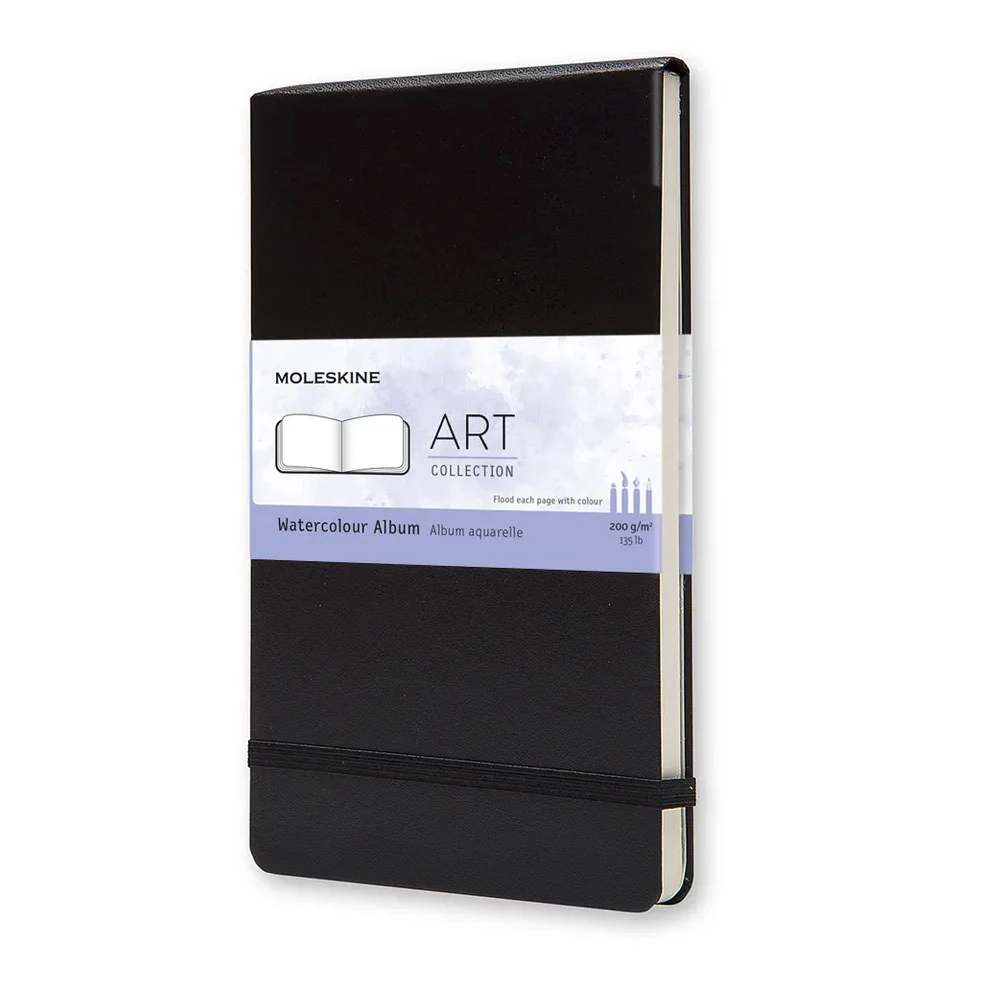 Moleskine Art Collection Suluboya Albüm 13x21 cm 72 Sayfa 200 gr Black