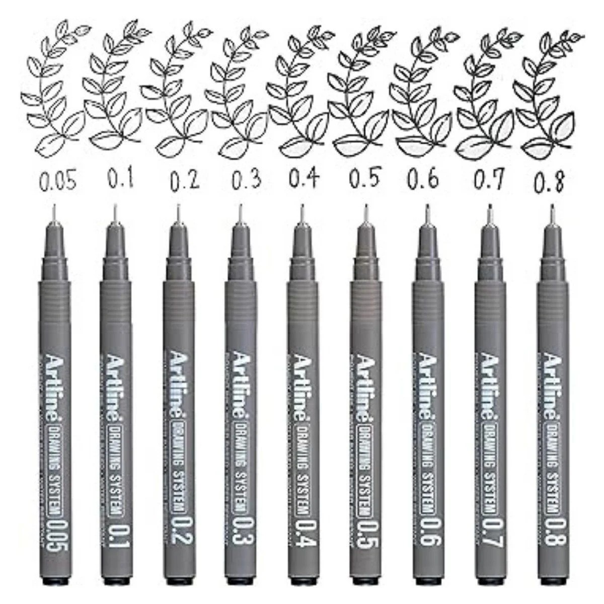 Artline Çizim Kalemi 0.3 mm Gri