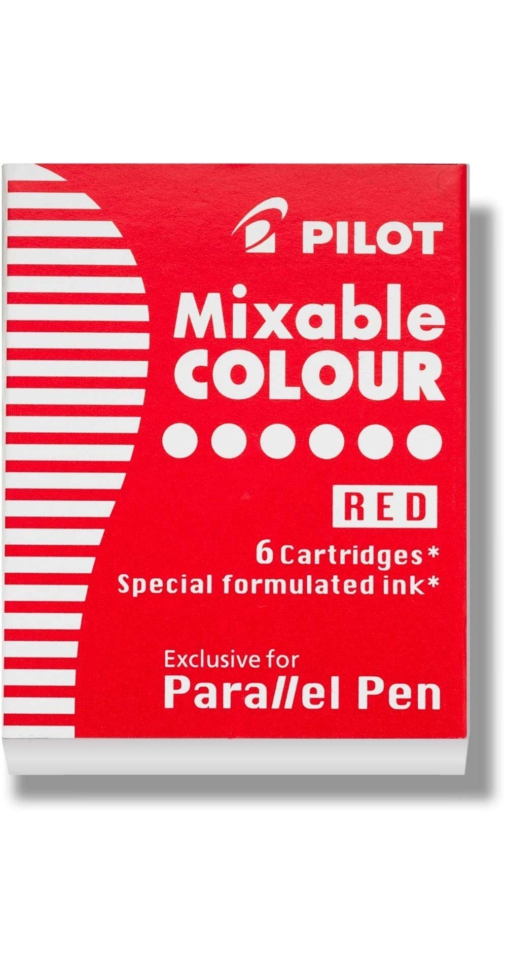 Pilot Parallel Pen Orjinal Kartuş Kırmızı 6 Adet