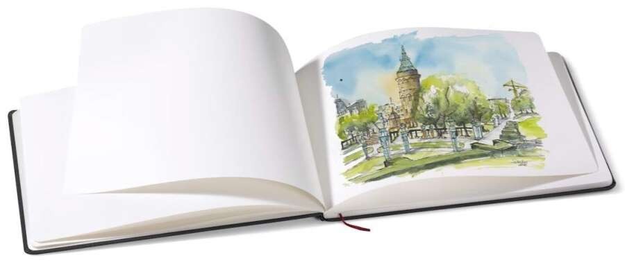 Hahnemühle Sert Kapak Suluboya Defter A6 200 gr 30 Sayfa