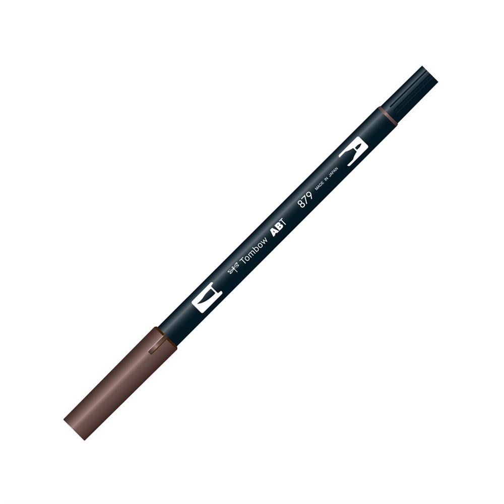 Tombow Dual Brush Pen Grafik Çizim Kalemi 879 Brown