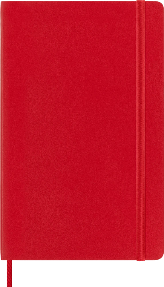 Moleskine Classic Yumuşak Kapak Çizgisiz Defter 9x14 192 Sayfa  Kırmızı