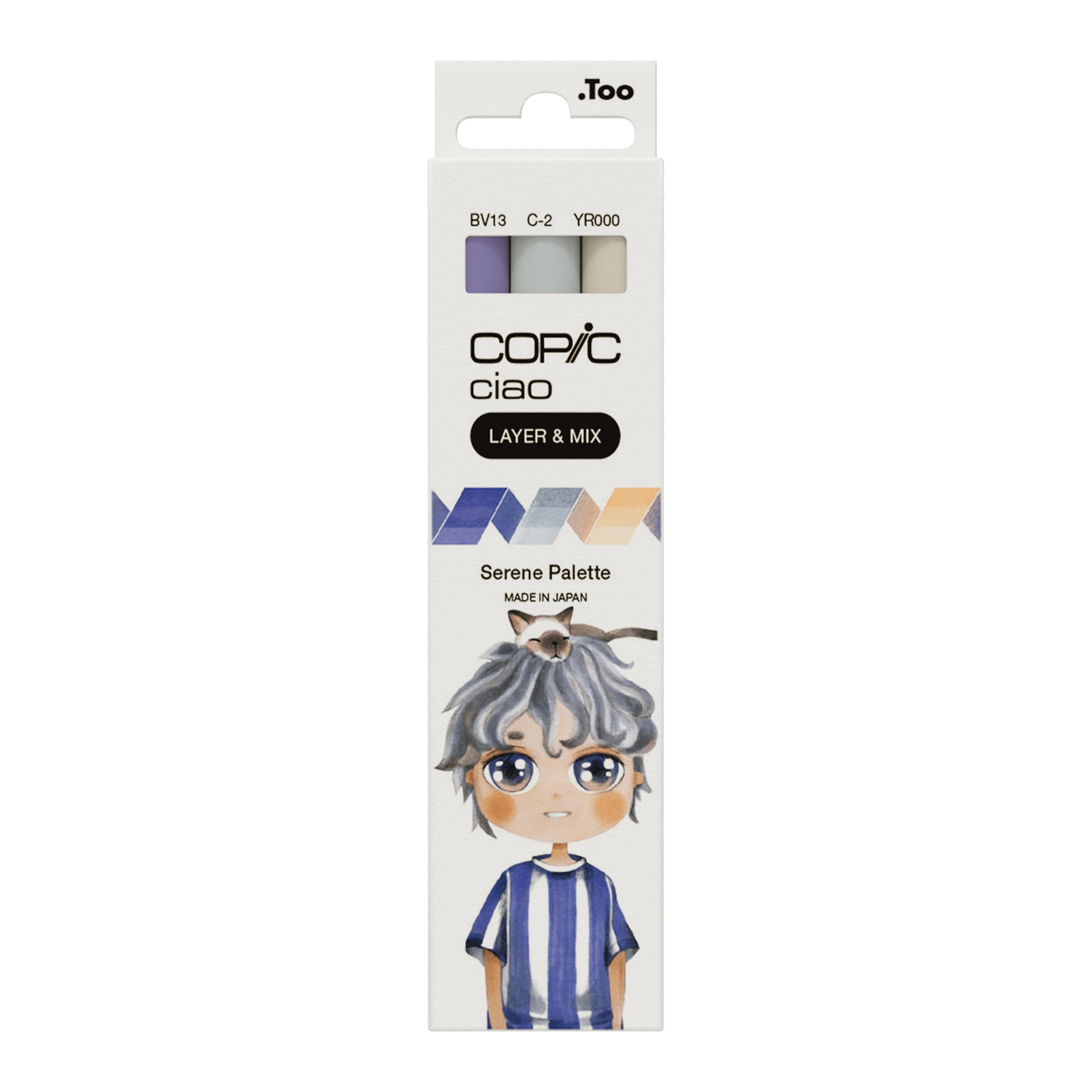 Copic Ciao 3'lü Layer Mix Set Serene Palette