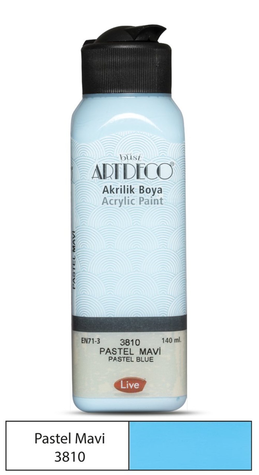 Artdeco Akrilik Boya 140 ml 3810 Pastel Mavi