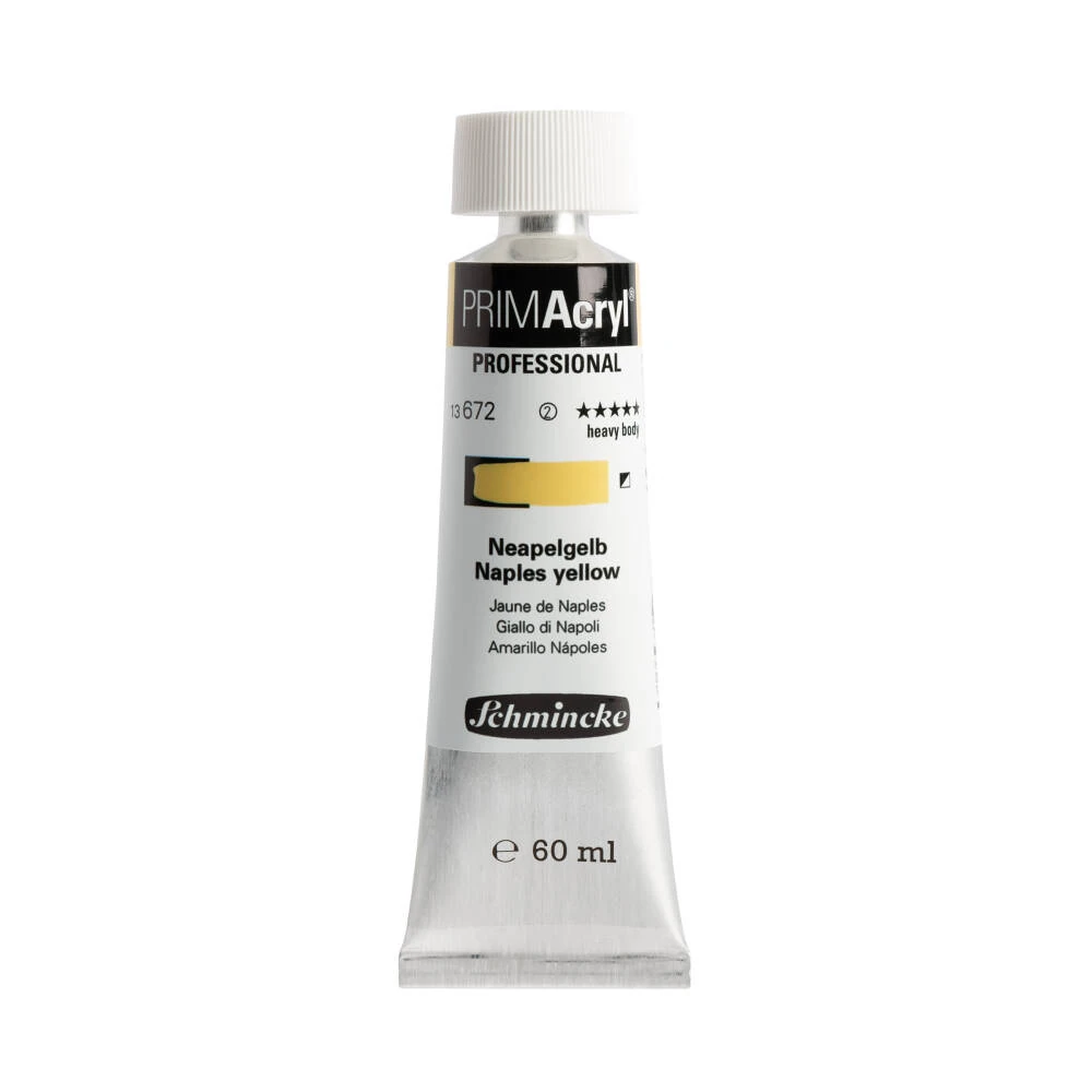 Schmincke Primacryl Artist Akrilik Boya 60 ml 672 Naples Yellow Light