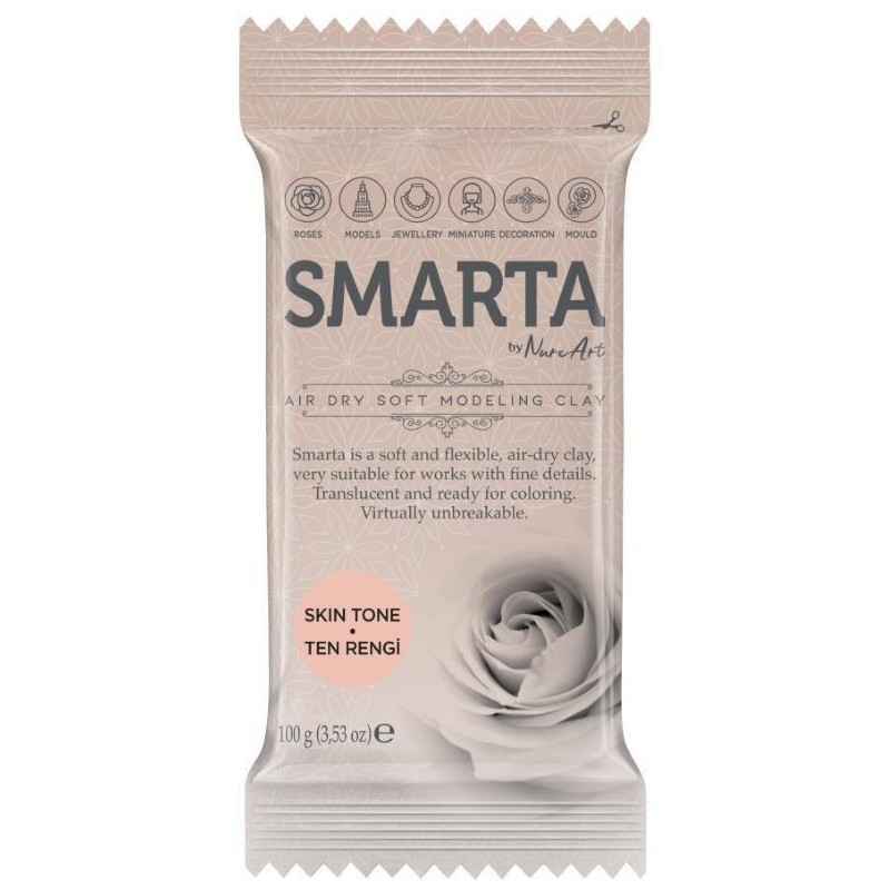 Smarta Havayla Kuruyan Model Hamuru 100gr Ten Rengi