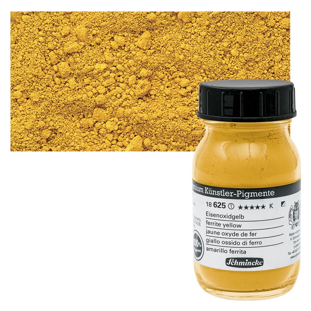 Schmincke Toz Pigment Ferrite Yellow 100 ml