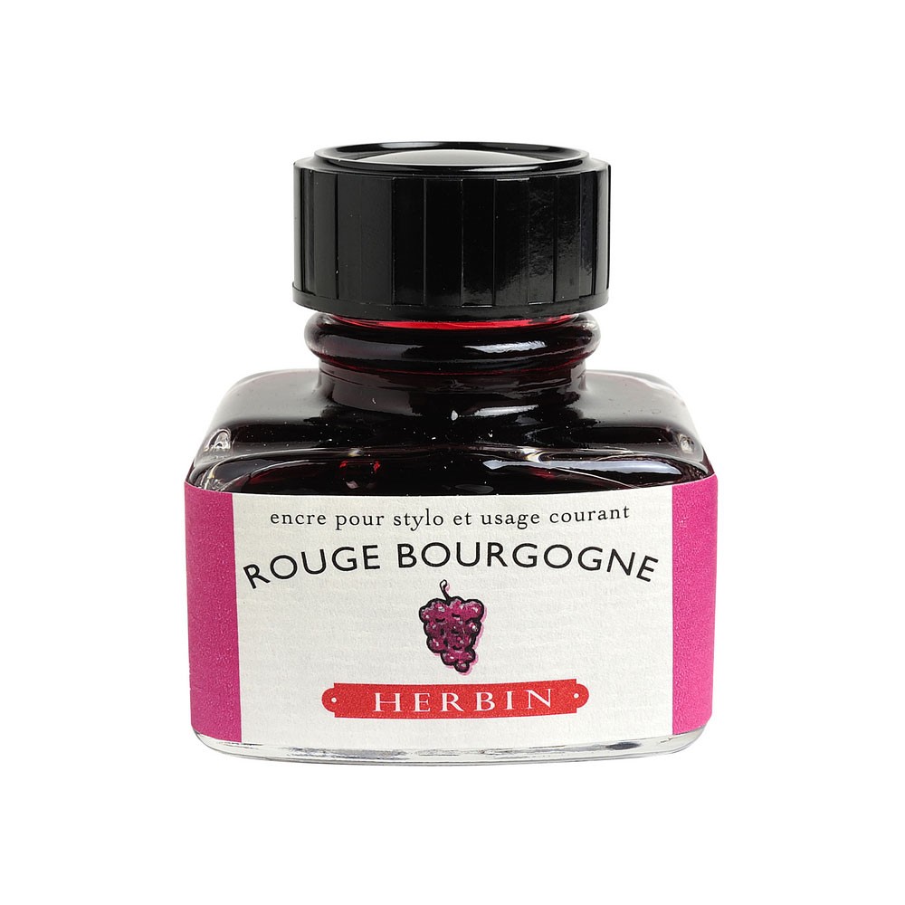 J. Herbin D Dolma Kalem Şise Mürekkep 30 ml 13028T Rouge Bourgogne