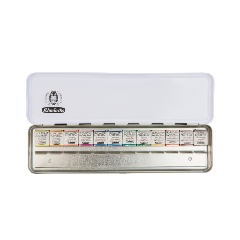 Schmincke Horadam Aquarell Slimline Edition Suluboya Seti 12 X Yarım Tablet 74825