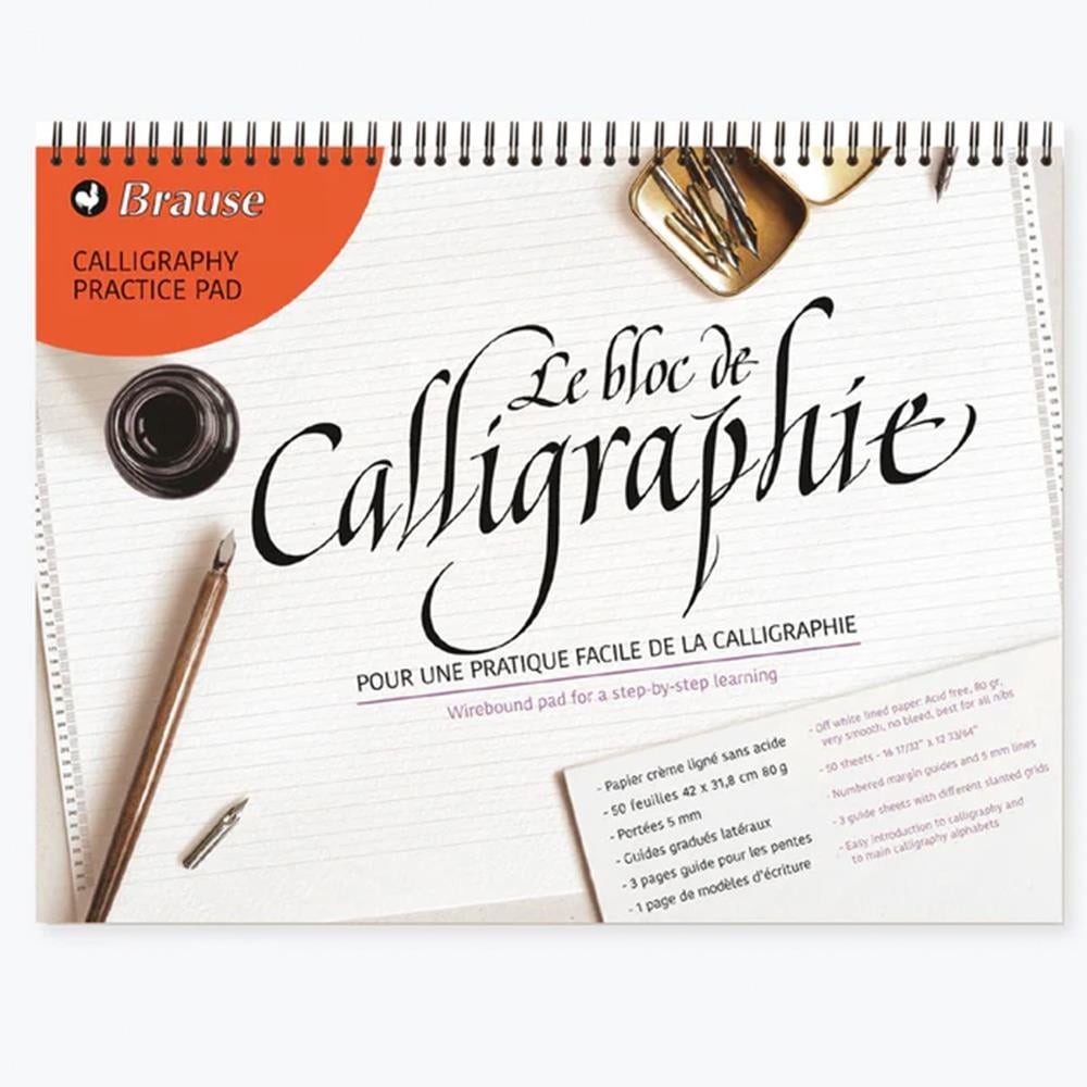 Brause Calligrahy Practice Pad 85 gr 42x31,8 cm 50 Yaprak