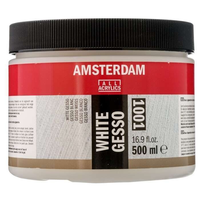 Amsterdam Acrylic Gesso White 500 ml