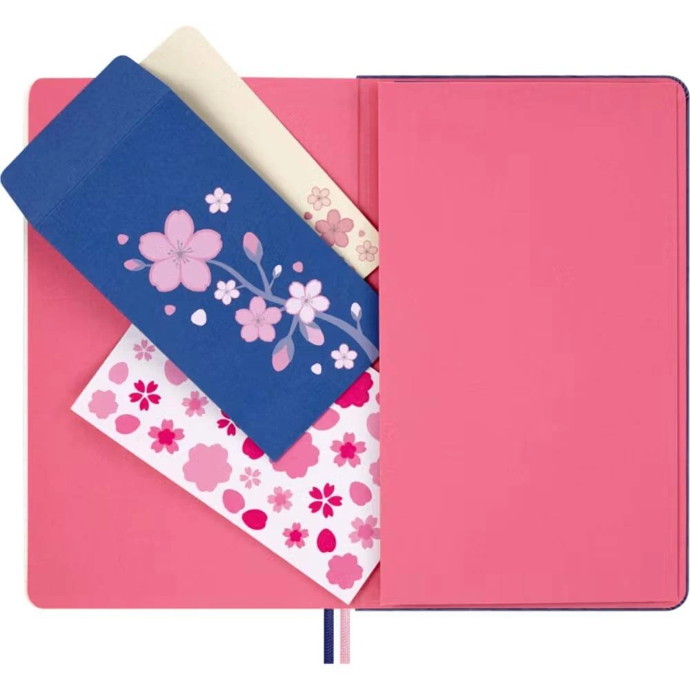 Moleskine Sakura Sert Kapak Çizgisiz Defter 13x21 176 Sayfa