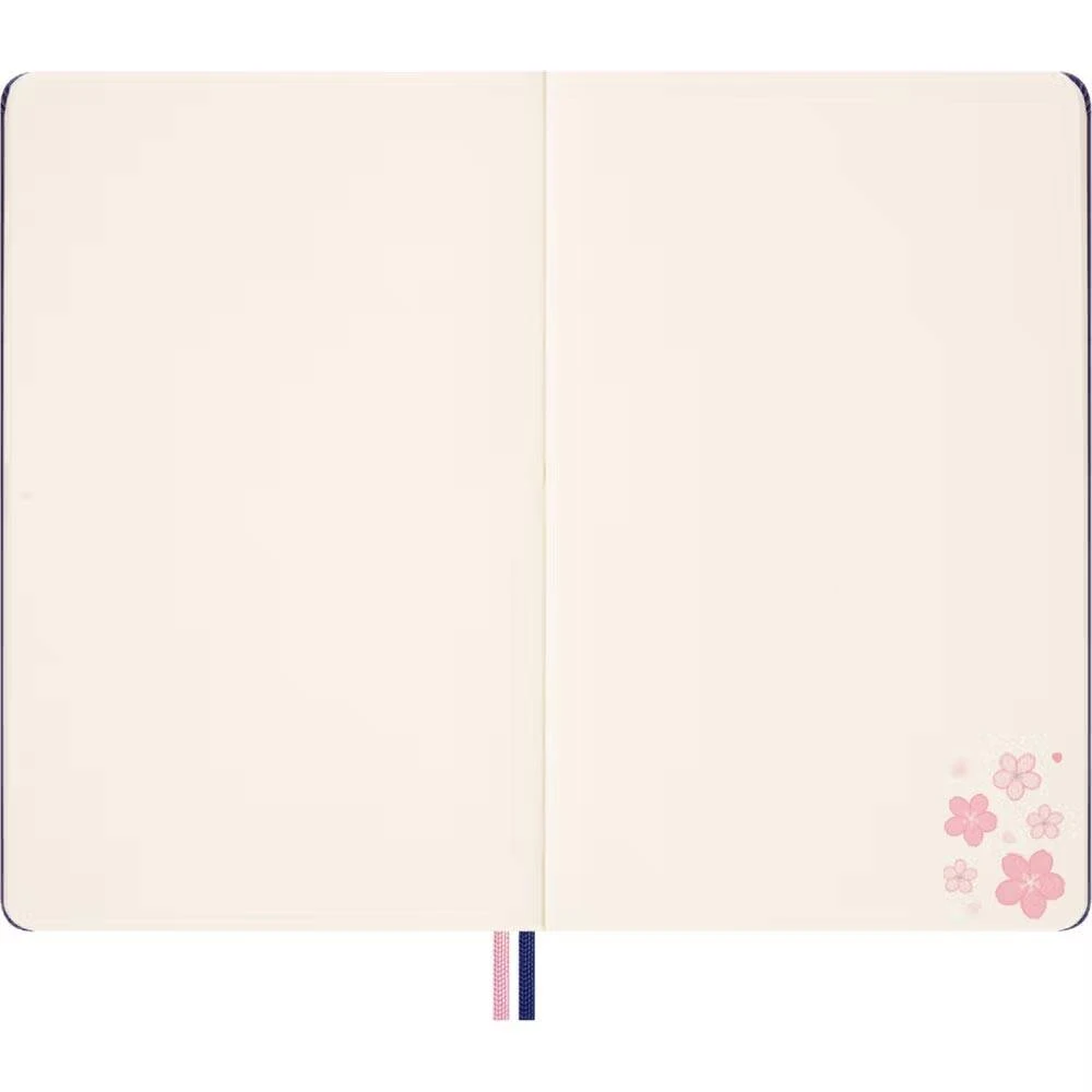 Moleskine Sakura Sert Kapak Çizgisiz Defter 13x21 176 Sayfa