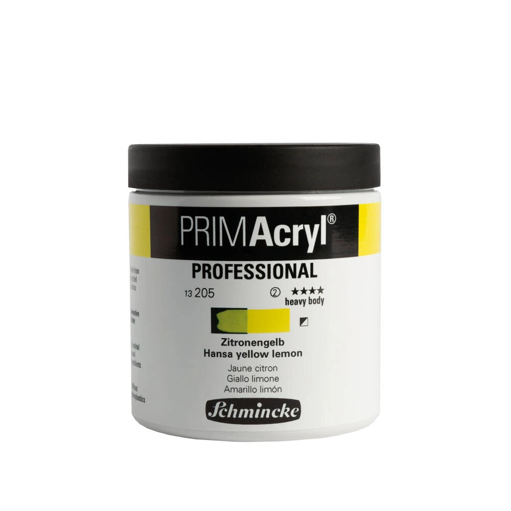 Schmincke Primacryl Artist Akrilik Boya 237 ml 205 Hansa yellow lemon Seri 2