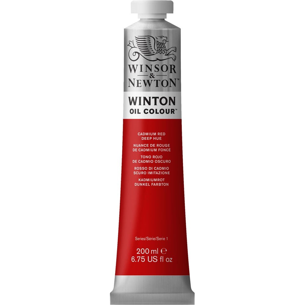 Winsor & Newton Winton Yağlı Boya 200 ml Cadmium Red Deep Hue 098
