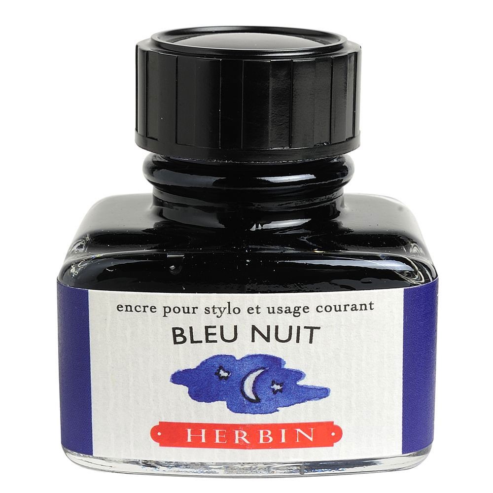 J. Herbin D Dolma Kalem Şise Mürekkep 30 ml 13019T Bleu Nuit