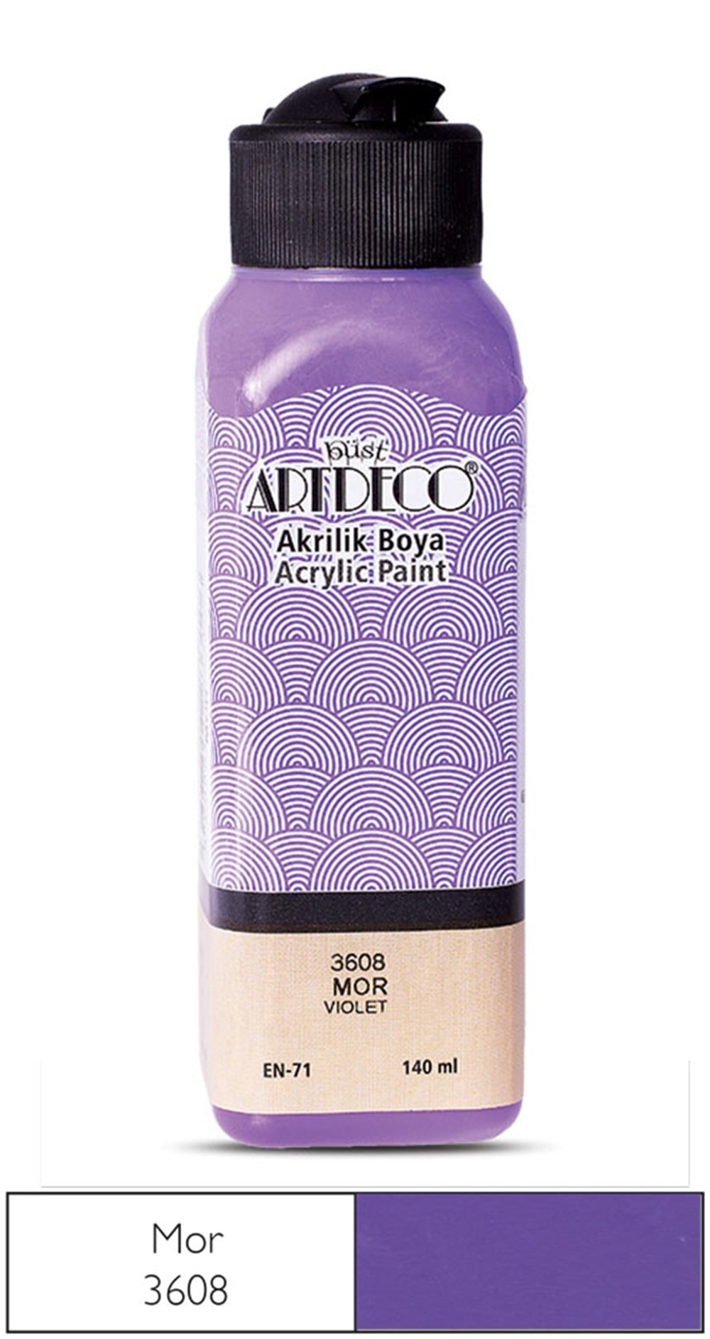 Artdeco Akrilik Boya 140 ml 3608 Mor