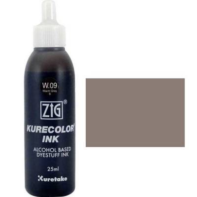 Zig Kurecolor Mürekkep 25 ml W09 Warm Gray 9