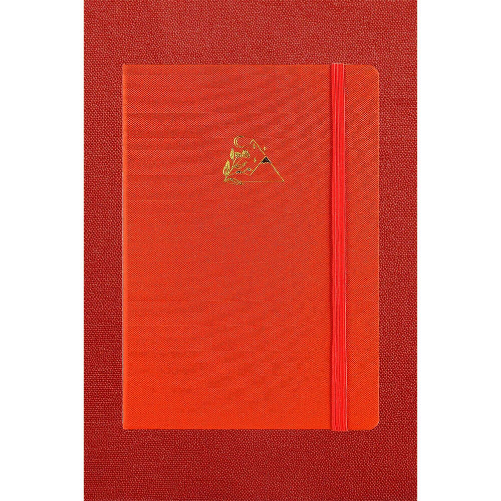 Victorias Journals Bujo Kraft Çizgili Defter Keten 14.5x21 cm 150 gr 96 Yaprak Turuncu
