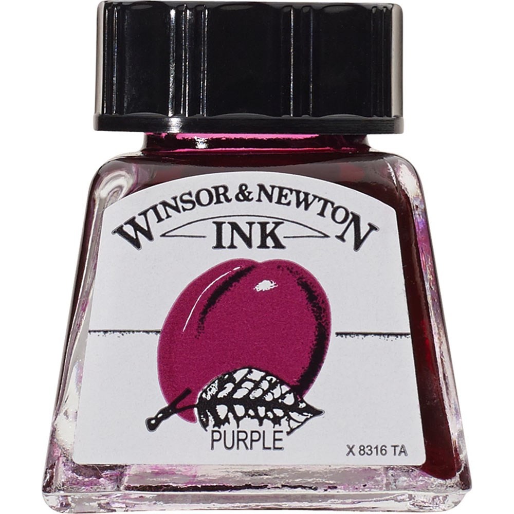 Winsor & Newton Çizim Mürekkebi 14ml Purple