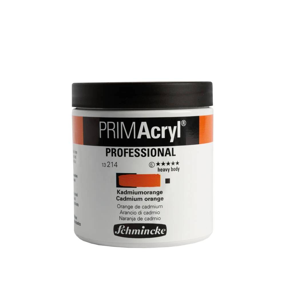 Schmincke Primacryl Artist Akrilik Boya 237 ml 214 Cadmium orange Seri 6