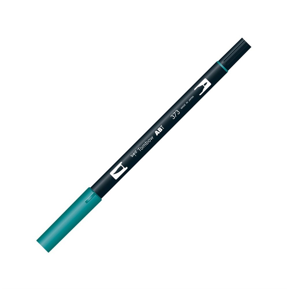 Tombow Dual Brush Pen Grafik Çizim Kalemi 373 Sea Blue