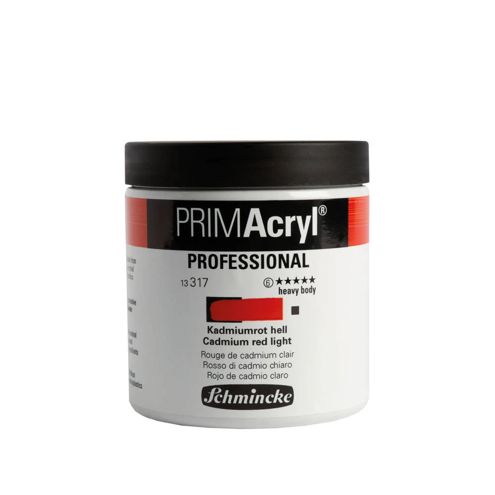 Schmincke Primacryl Artist Akrilik Boya 237 ml 317 Cadmium red light Seri 6
