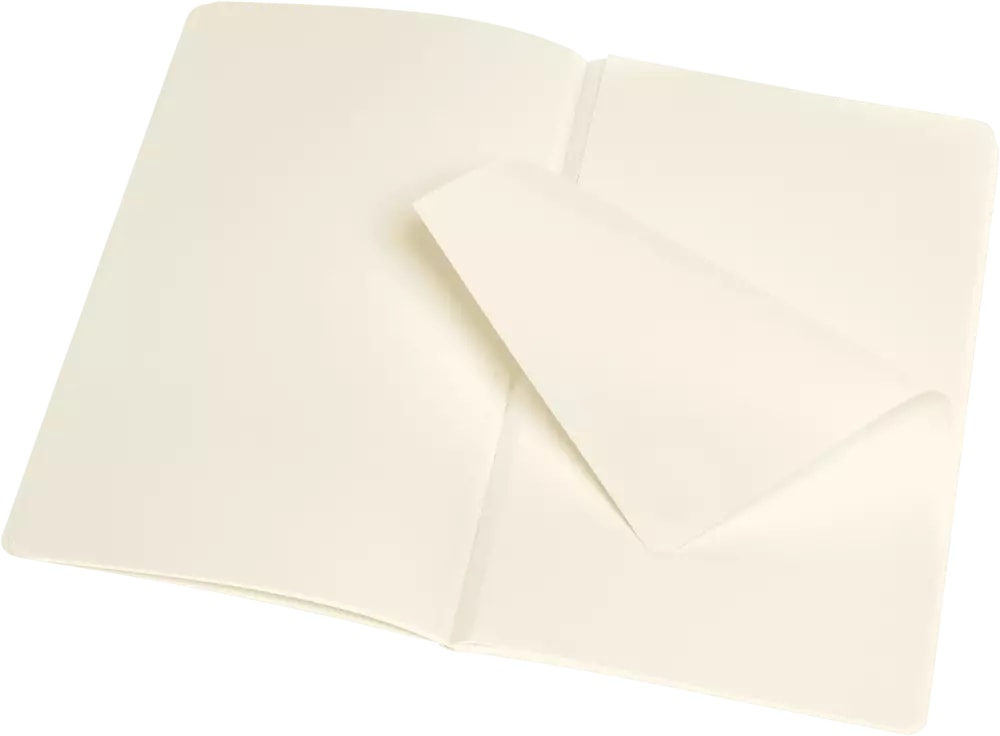 Moleskine Volant Not Defteri Çizgisiz 13x21 96 Sayfa 2'li Set Mavi + Amber Sarı