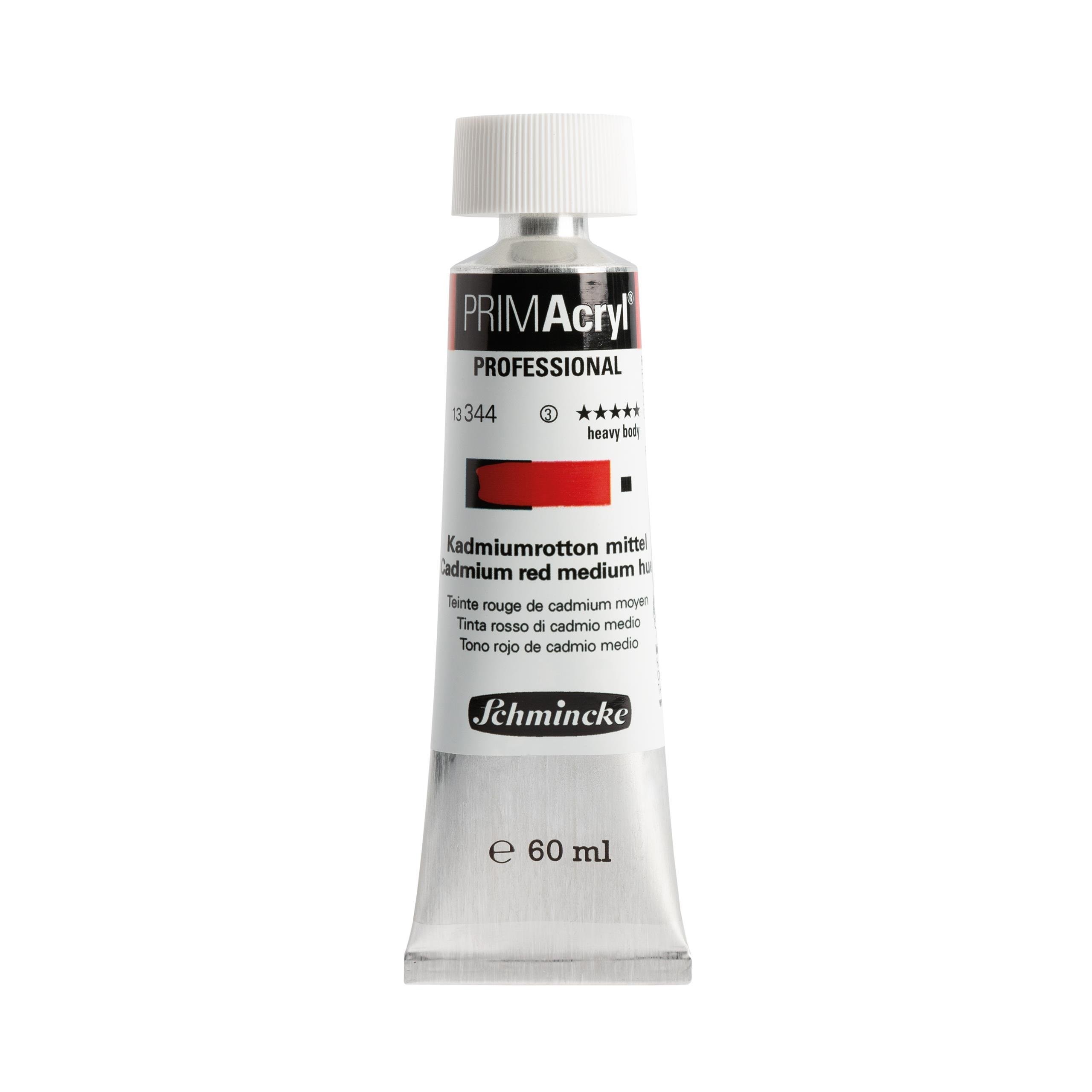 Schmincke Primacryl Artist Akrilik Boya 344 Cadmium Red Medium Hue 60 ml