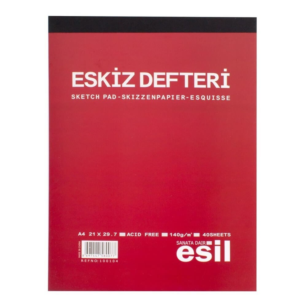 Esil Eskiz Defteri Ciltli A3 140 Gr. 297X420 mm 40 Yaprak