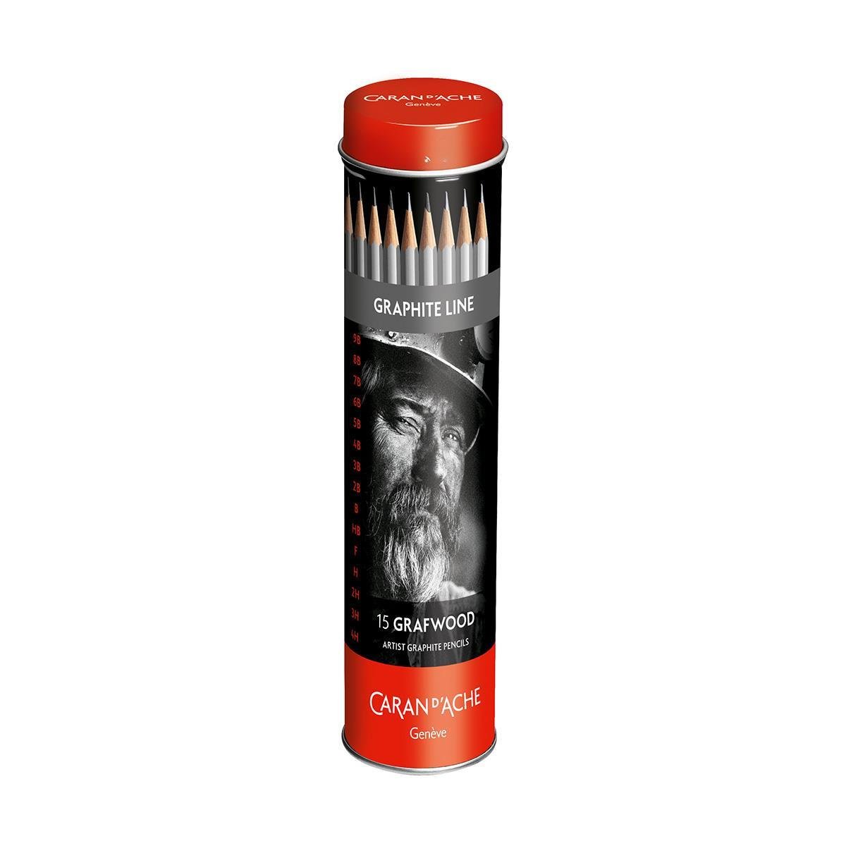 Caran d'Ache Graphite Line Grafwood Kalem Seti 15'li