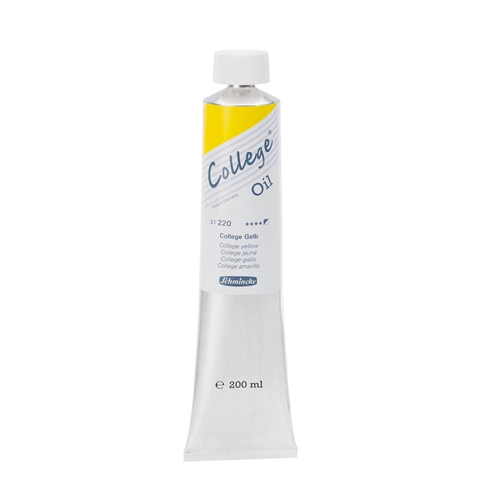 Schmincke College Oil Yağlı Boya 200 ml 220 College Oil Yellow