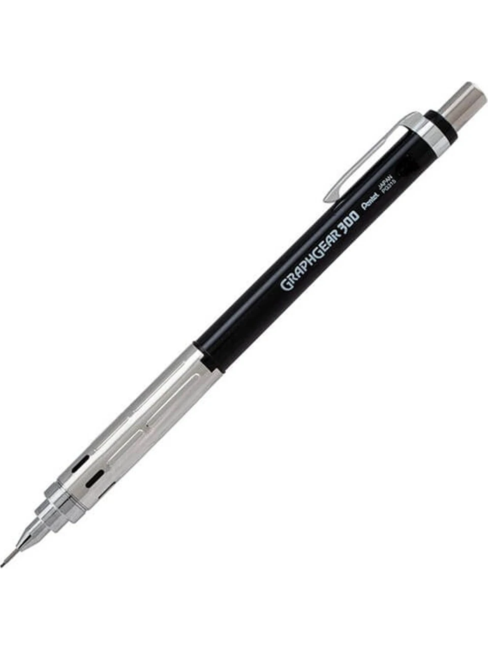 Pentel Graphgear 300 Versatil Teknik Çizim ve Yazı Kalemi 0.7 mm Siyah