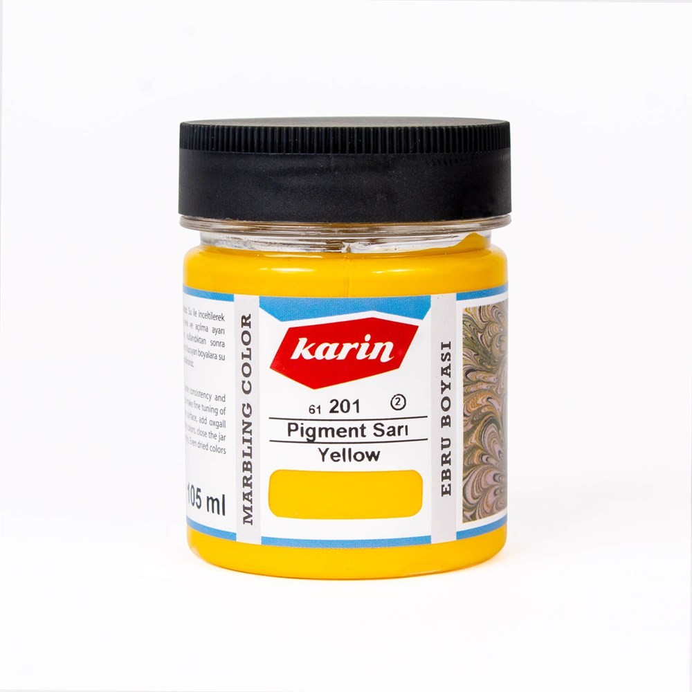 Karin Ebru Boyası 201 Pigment Sarı 105 ml