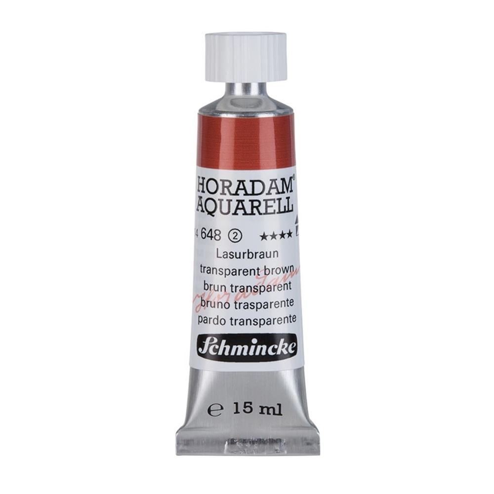 Schmincke Horadam Aquarell Artist Sulu Boya 15 ml Tüp Seri 2 648 Translucent Brown