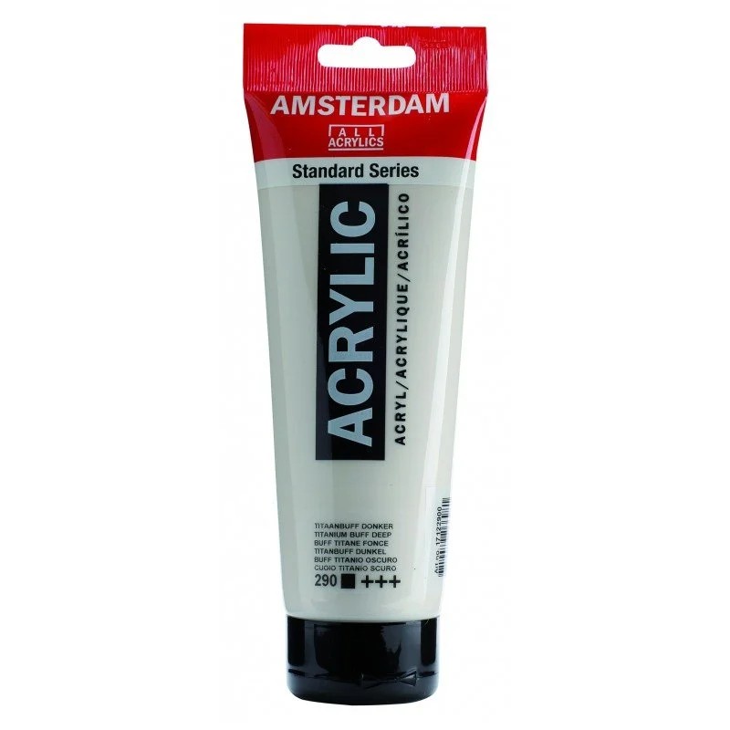 Talens Amsterdam Standard Akrilik Boya 120 ml 290 Titanium Buff Deep