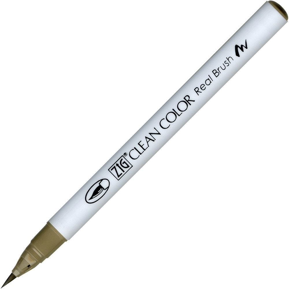 Zig Clean Color Real Brush Fırça Uçlu Marker Kalem 096 Mid Gray