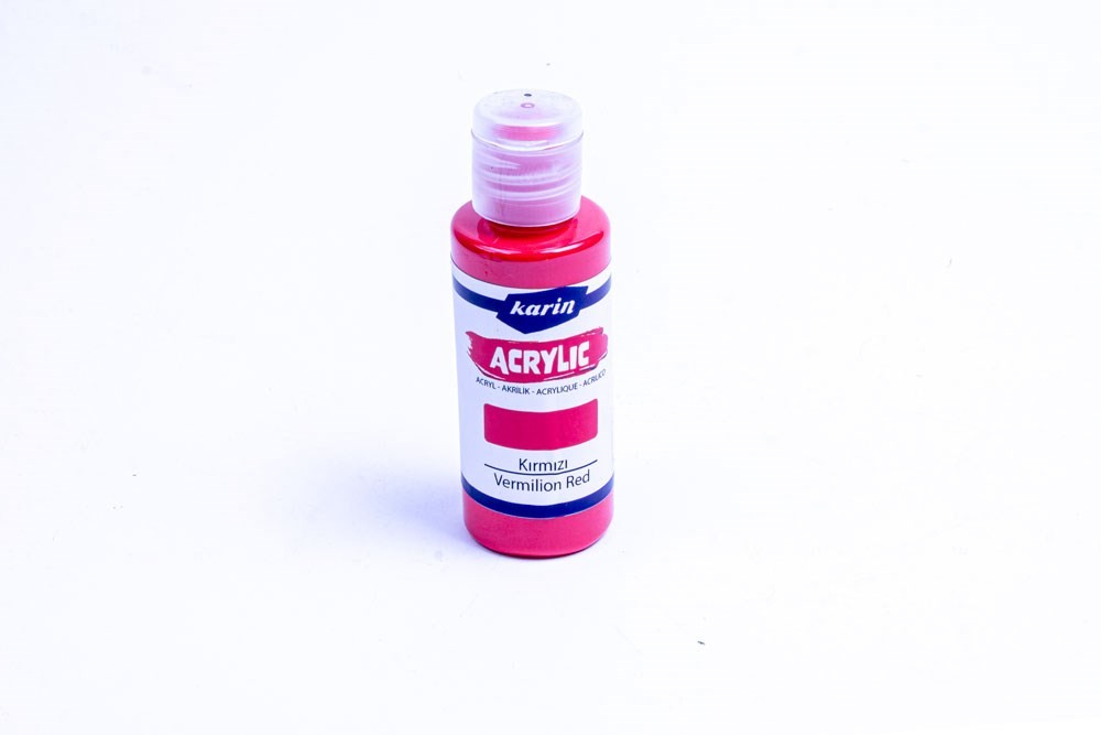 Karin Akrilik Boya 301 Vermilion 50 ml