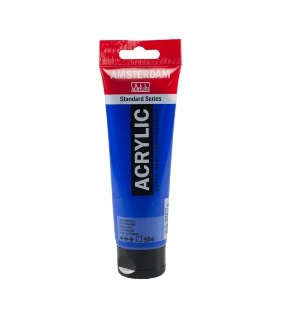 Talens Amsterdam Standard Akrilik Boya 120 ml 504 Ultramarine