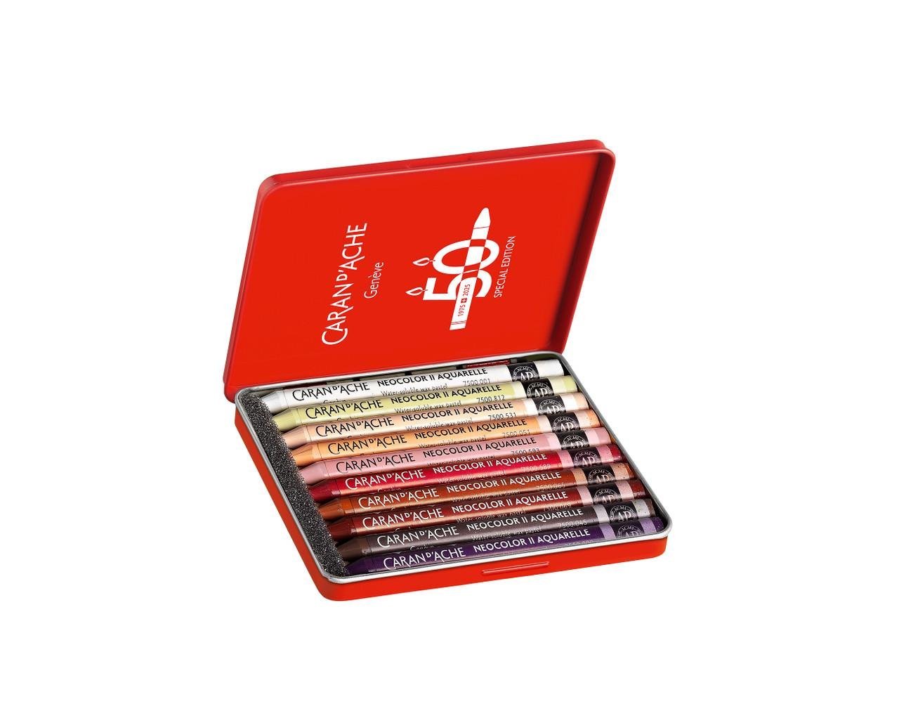 Caran d'Ache Neo Pastel Seti Portrait 10 Renk