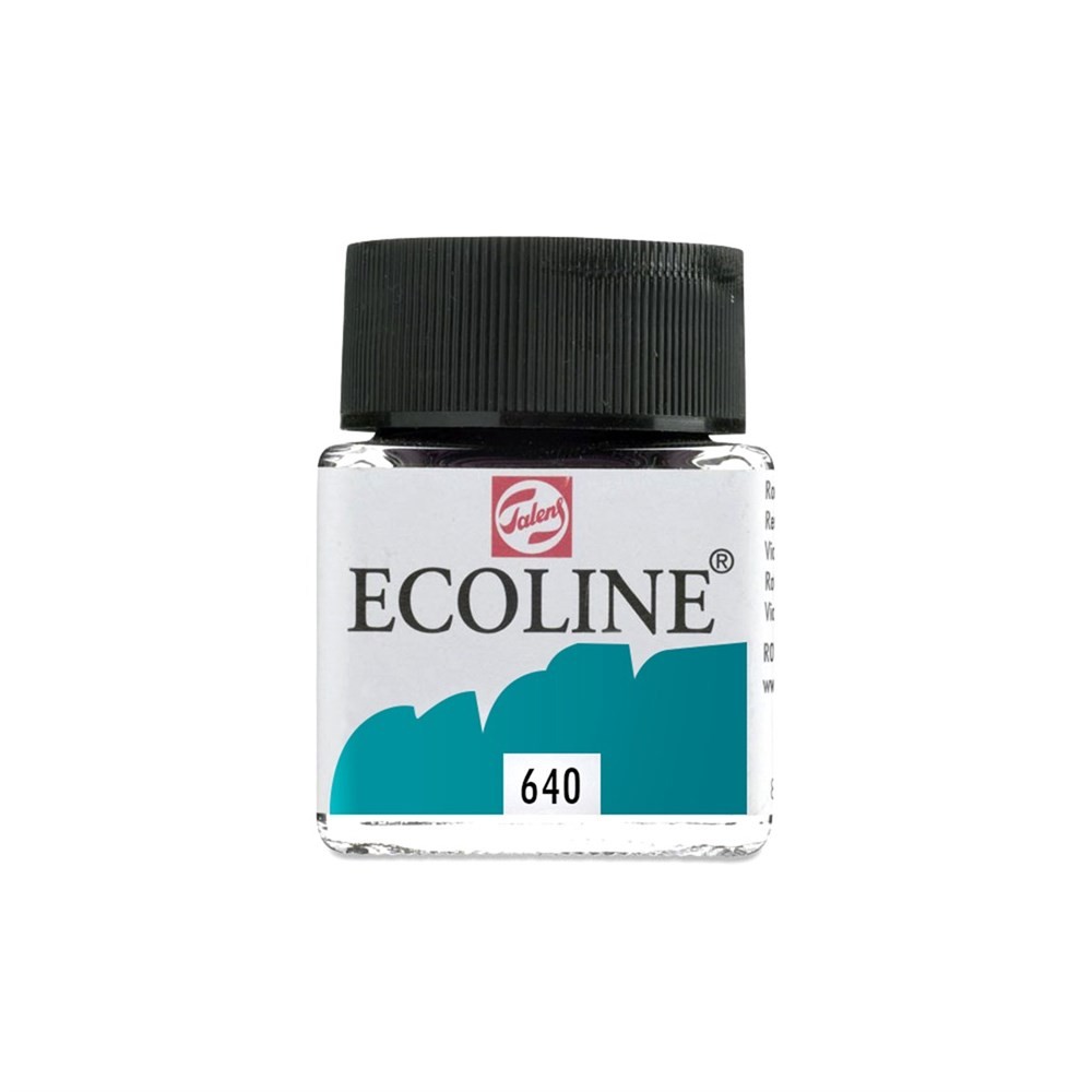 Talens Ecoline Sıvı Sulu Boya 30 ml 640 Bluish Green