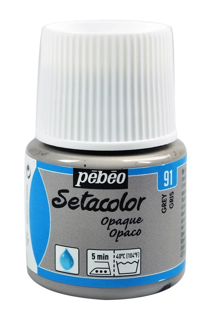 Pebeo Setacolor Opak Kumaş Boyası 45 ml Grey
