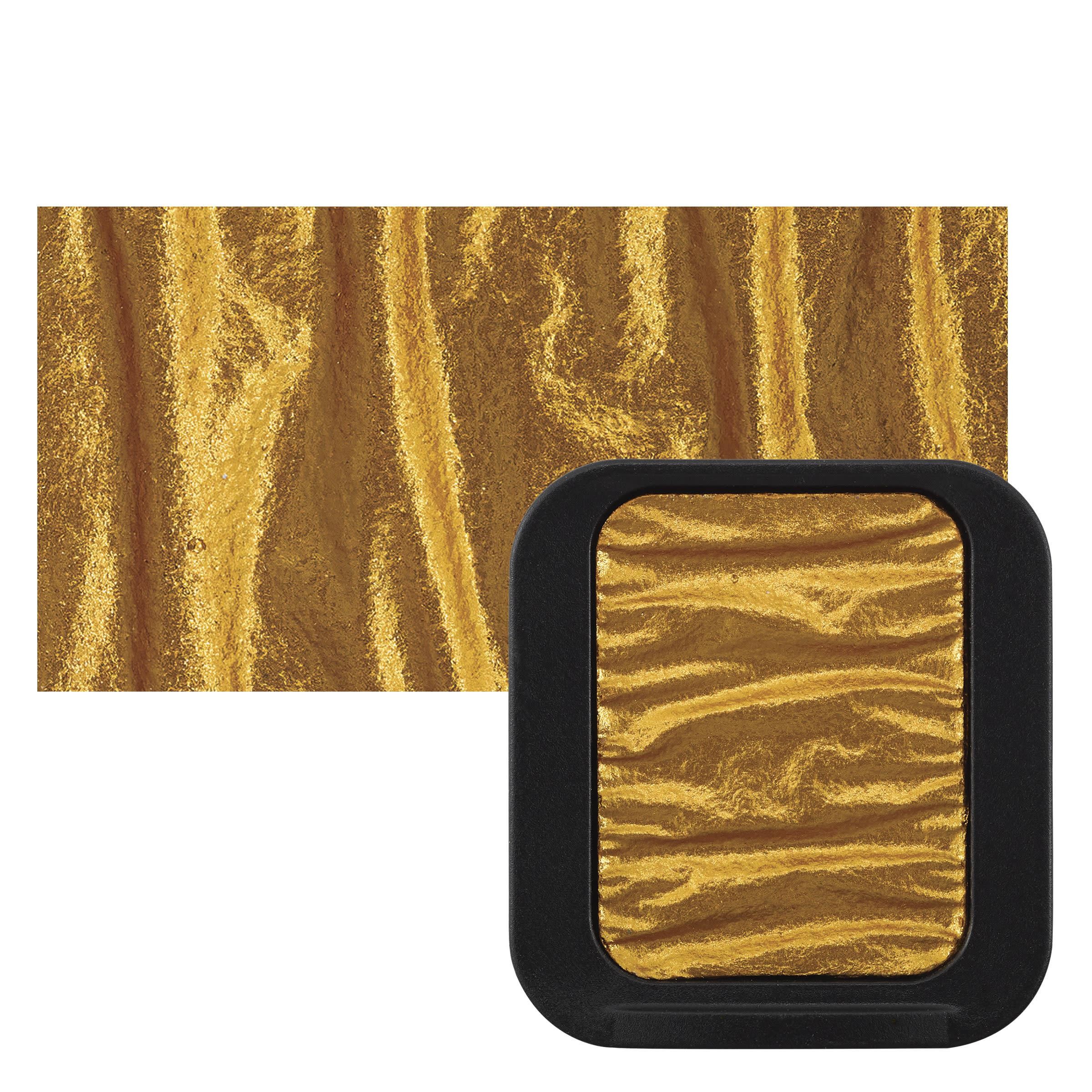 Finetec Premium Yaldız Sulu Boya Tekli Fıne Gold 7203