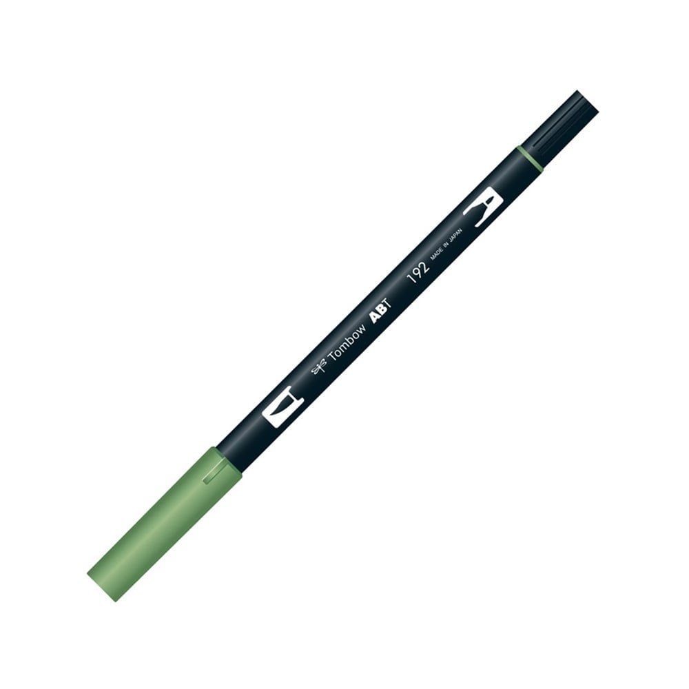 Tombow Dual Brush Pen Grafik Çizim Kalemi 192 Asparagus